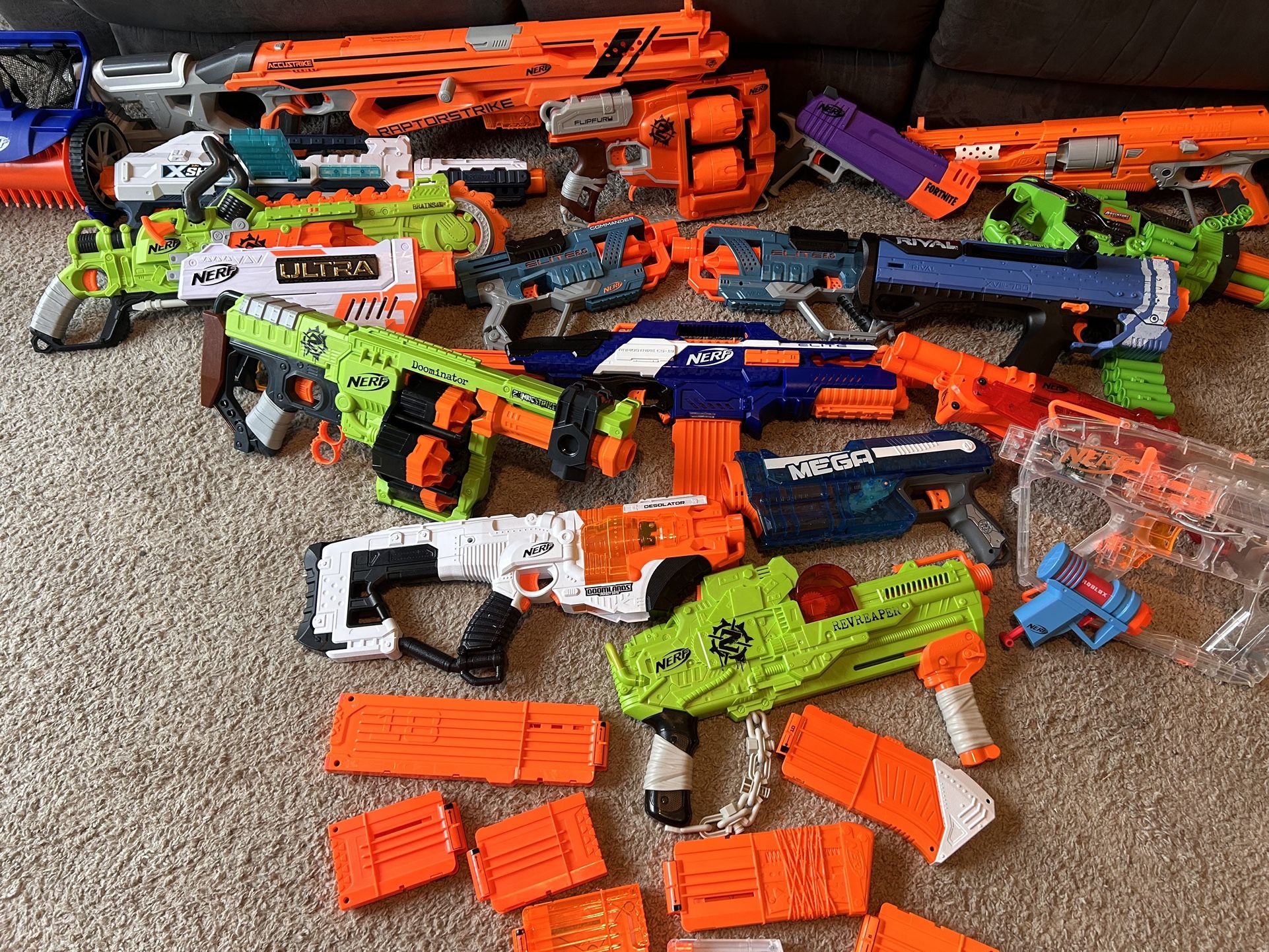 Nerf Guns $1 and Up.