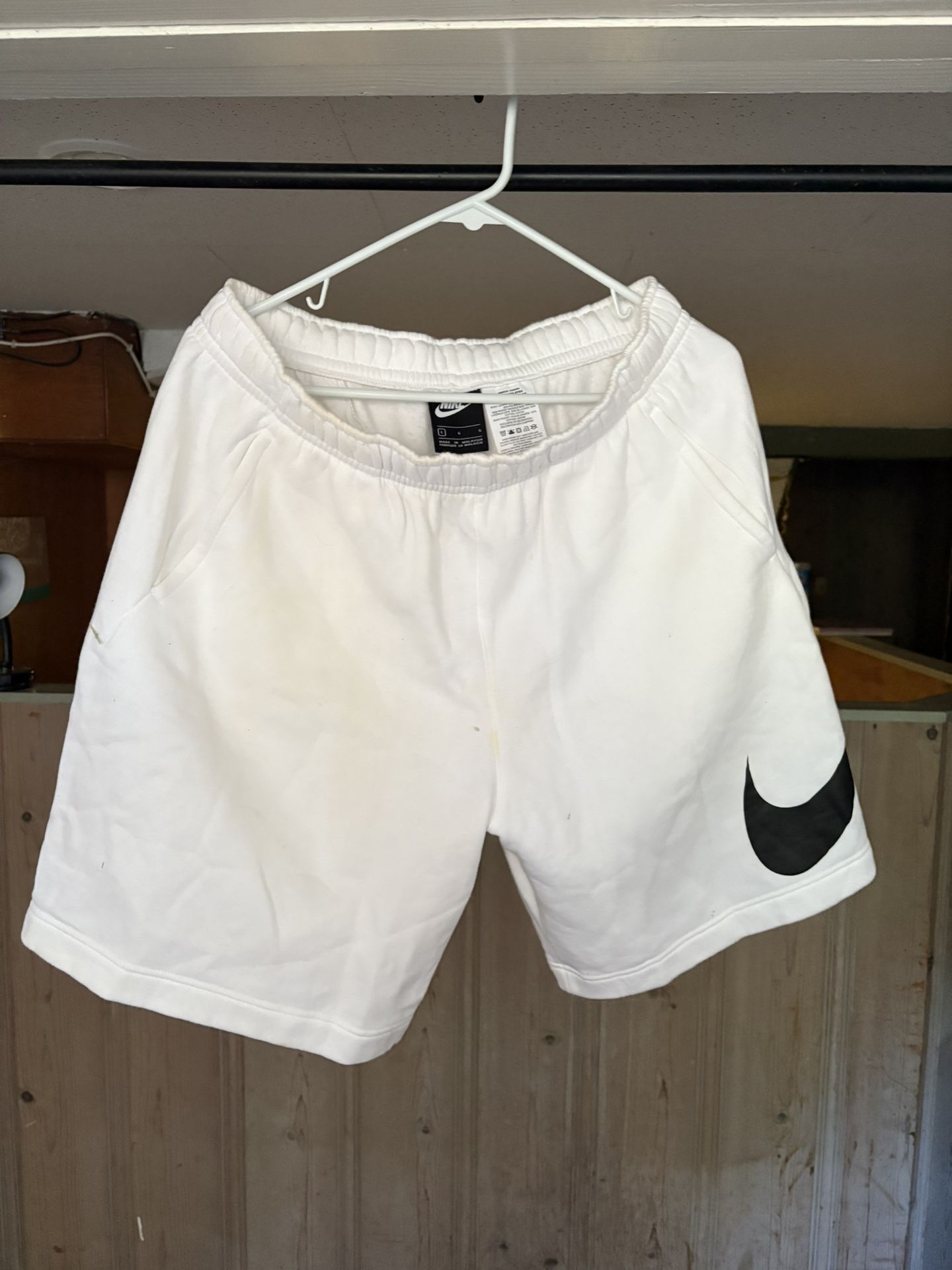 White Nike Shorts