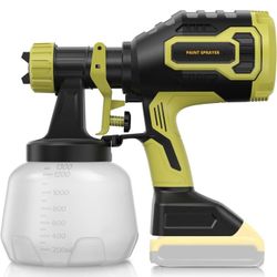 Brushless Cordless Paint Sprayer Compatible with Dewalt 20V Battery(Battery Not Included),