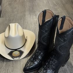 Botas Y Sombrero Para Mujer