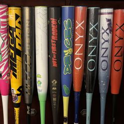 Softball Bats  ASA/Seniors/gloves 