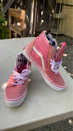 Vans Kids High top pink shoes