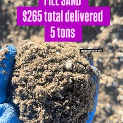 Gravel fill sand class 2 base 3/8 3/4