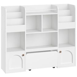 📚 Brand New 3-in-1 Kids/Adult Bookshelf Storage Cabinet with Drawer, White  ✅ Condition: 100% brand new, still in original box. All parts, hardware, 