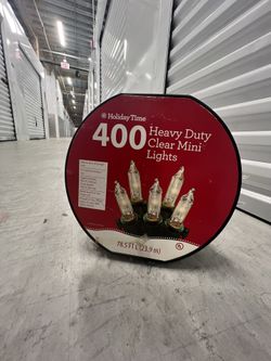Heavy Duty, Clear Mini Christmas Lights