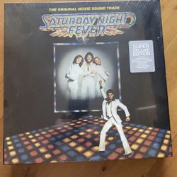 Saturday Night Fever 40th Ann Super Deluxe Box Set Vinyl, Blu-Ray, Posters