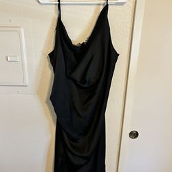 Women’s Faux Silk Slip Dress