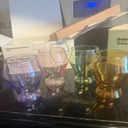 NWT 10oz Millennium stemless glasses (4)