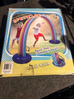 Inflatable Rainbow Sprinkler Kids Outdoor Toy