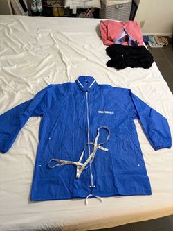 Car and Driver Blue Windbreaker Jacket $15