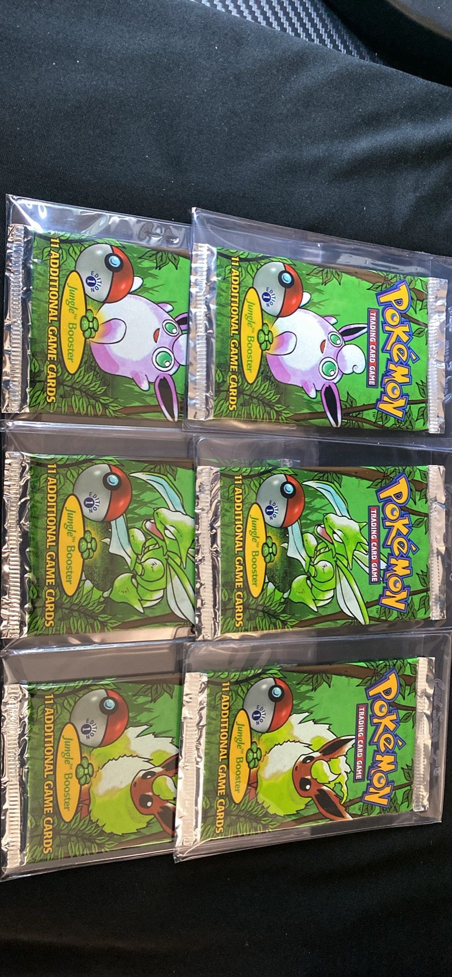 Jungle booster pack 1st edition sold in art sets unweighed untampered wotc