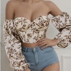 Off Shoulder Corset Top