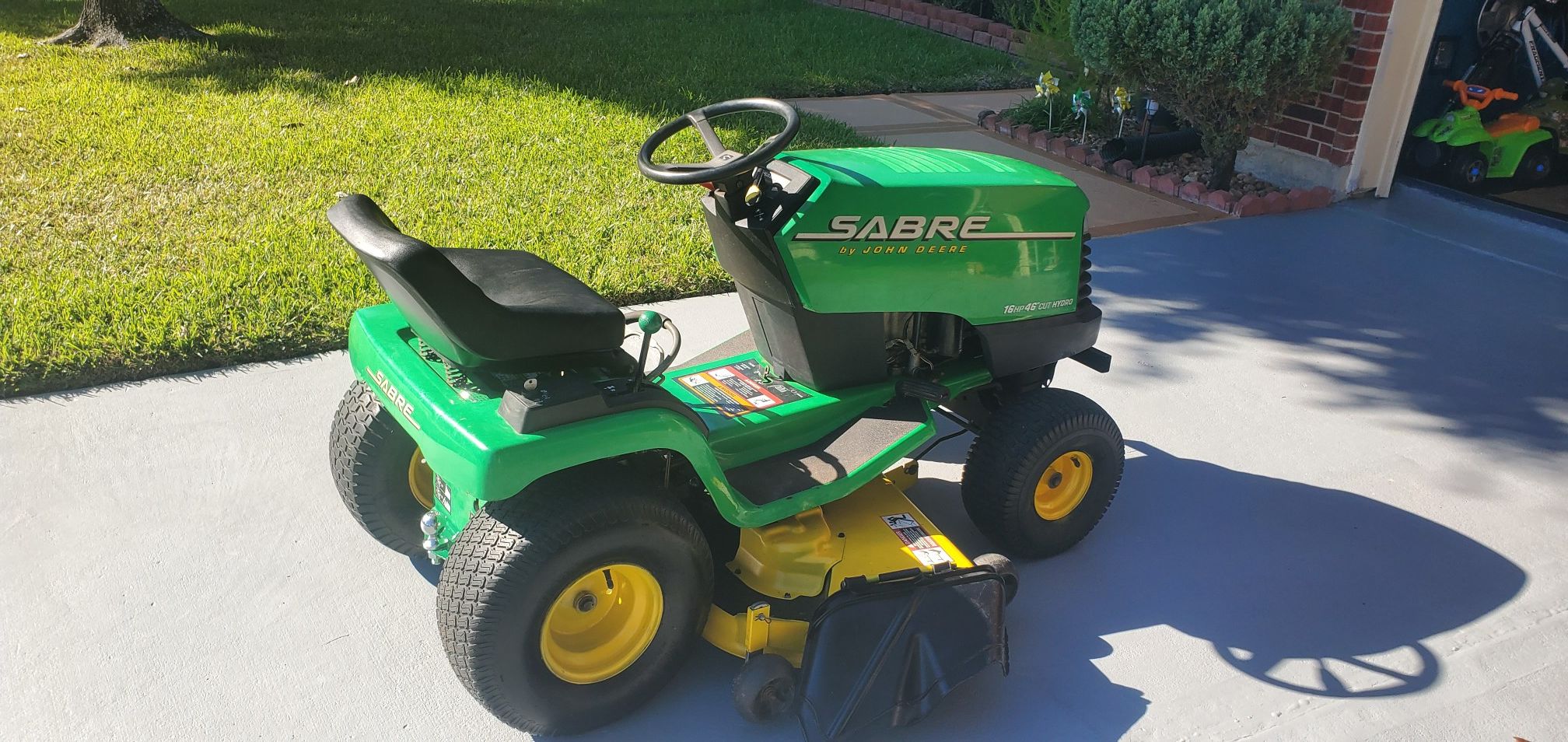 John Deere Sabre riding lawn mower for Sale in Katy, TX OfferUp