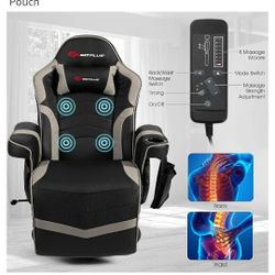 Goplus Massage Gaming Chair