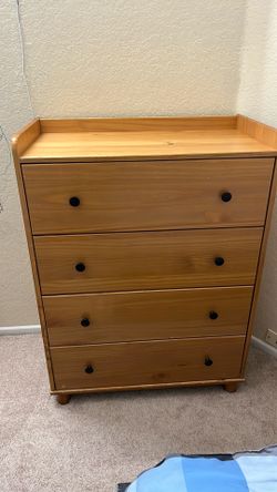 Solid wood dresser