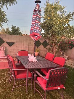 Outside patio furniture