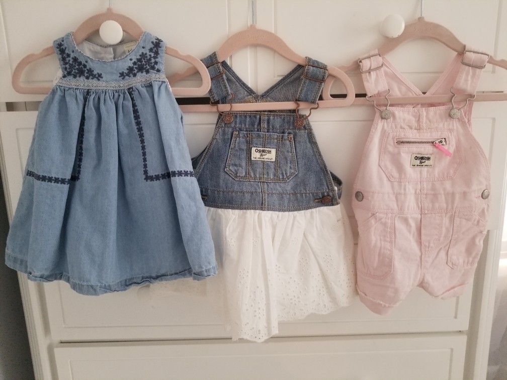 Infant Dress And overalls