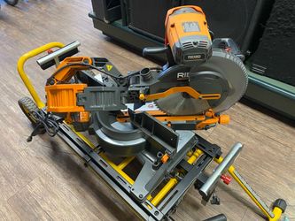 RIDGID Miter Saw with Rolling Stand