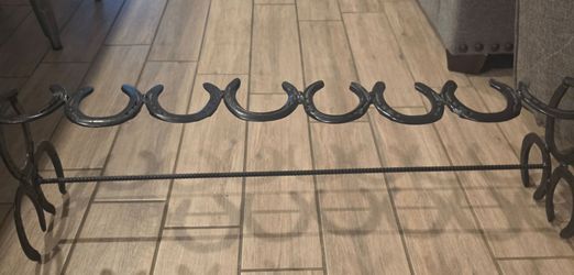 Custom Made Horseshoe Rack