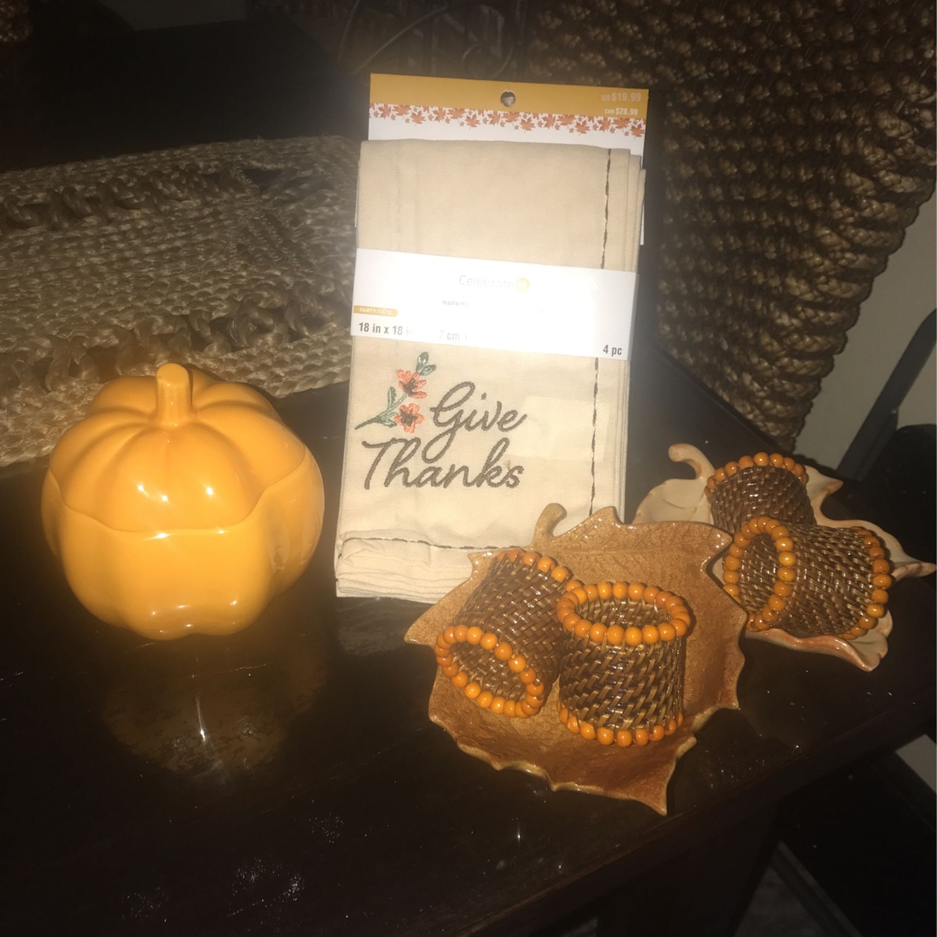 Beautiful Set For Thanksgiving