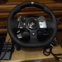 Black Logitech G920 Steering Wheel XBOX Edition, for PC, MAC & XBOX series X|S