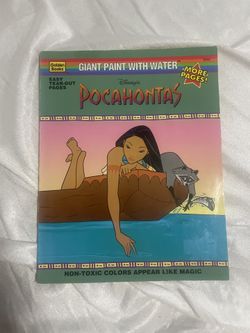 Disney's Pocahontas/Giant Paint With Water (1995, Paperback)