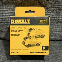 Dewalt 12v Max Lithium Ion 3Ah Batteries