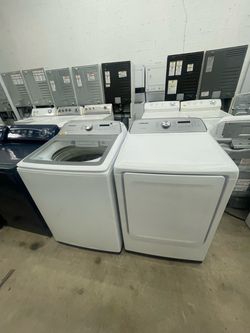 Samsung Top Load Washer and Dryer Set