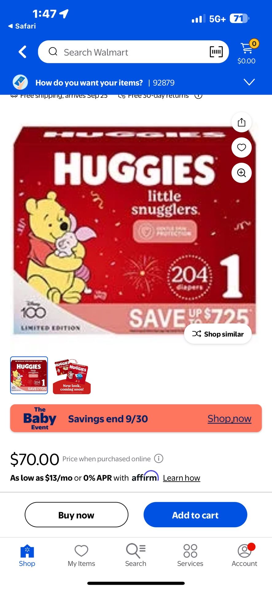 huggies size 1