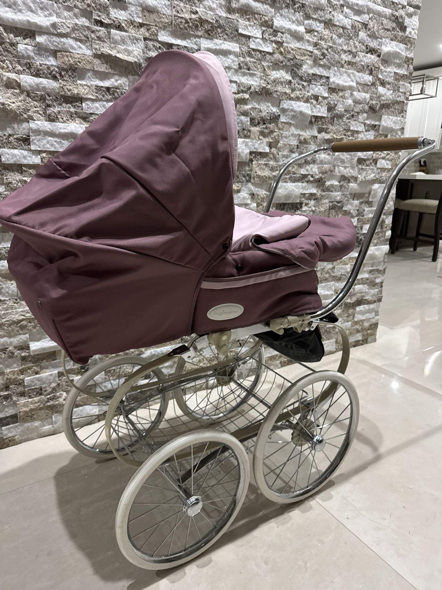 Inglesina Classica Baby Pram Stroller And Bassinet