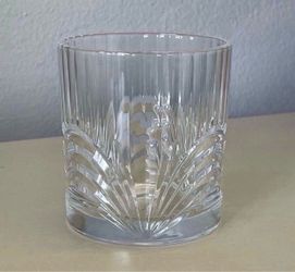 4 Studio crystal double old fashioned whiskey glasses
