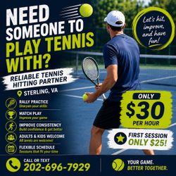 Tennis Hitting Partner