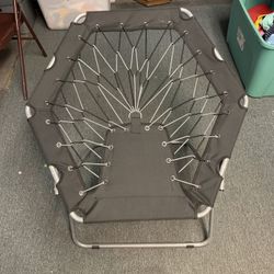 Black Hexagon Bungee Chair - New Never Used 