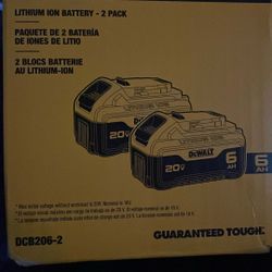 Dewalt Lithium Ion Battery 2pack