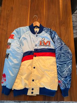 Los Angeles Super Bowl LVI Satin Jacket / NFL / Rams / Rare Size M