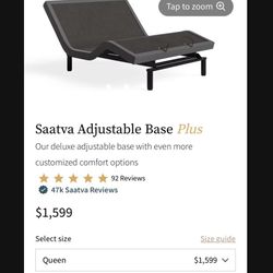 Queen Size Adjustable Base 