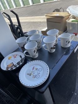 Chef Coffee Mugs And Plates