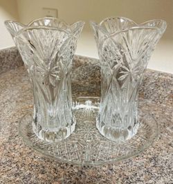 Vintage Cristal Set of 3