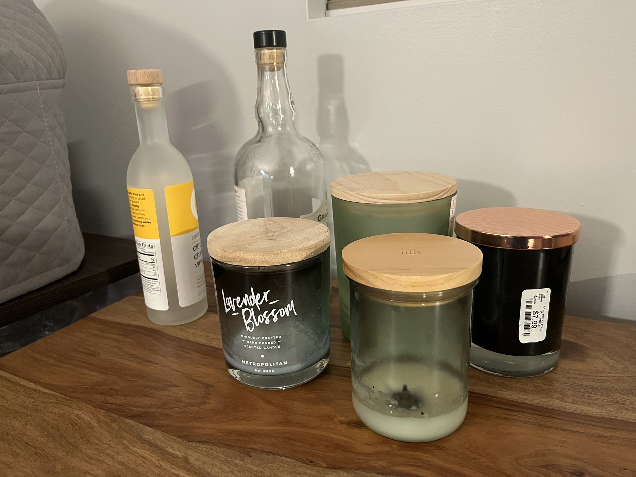 Free:  Candle Jars And Bottles For Reuse/ Repurpose