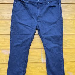 Levis Slim Straight 514  Men's Denim Black Jeans size 40x30 