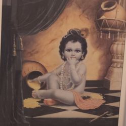 Machancora 1995 Bhaktivedanta Book Trust Poster 18 X 24" In VG Condition 