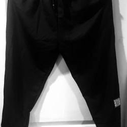 Black Pants Elastic Waist Womens New Size M