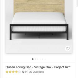 New In The Box Queen Headboard And Footboard (NO Side rail Or Center Rail)