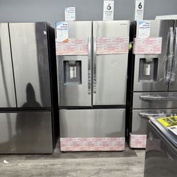 Samsung - 30.5 Cu Ft Mega Capacity 3-Door French Door Refrigerator With Four Types Of Ice 