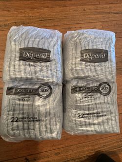 XXL Depend Men’s Briefs Diapers