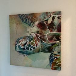 Turtle Wall Art Painting