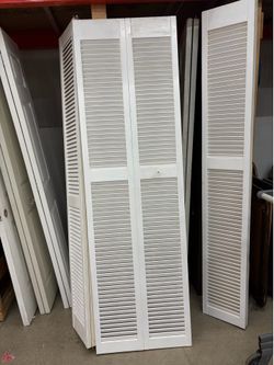 Vintage wood shutters