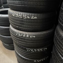 235/55r20 USED TIRES MICHELIN FOR SALE SET OF 4 TIRES $280 WITH INSTALLED CASH PRICE 