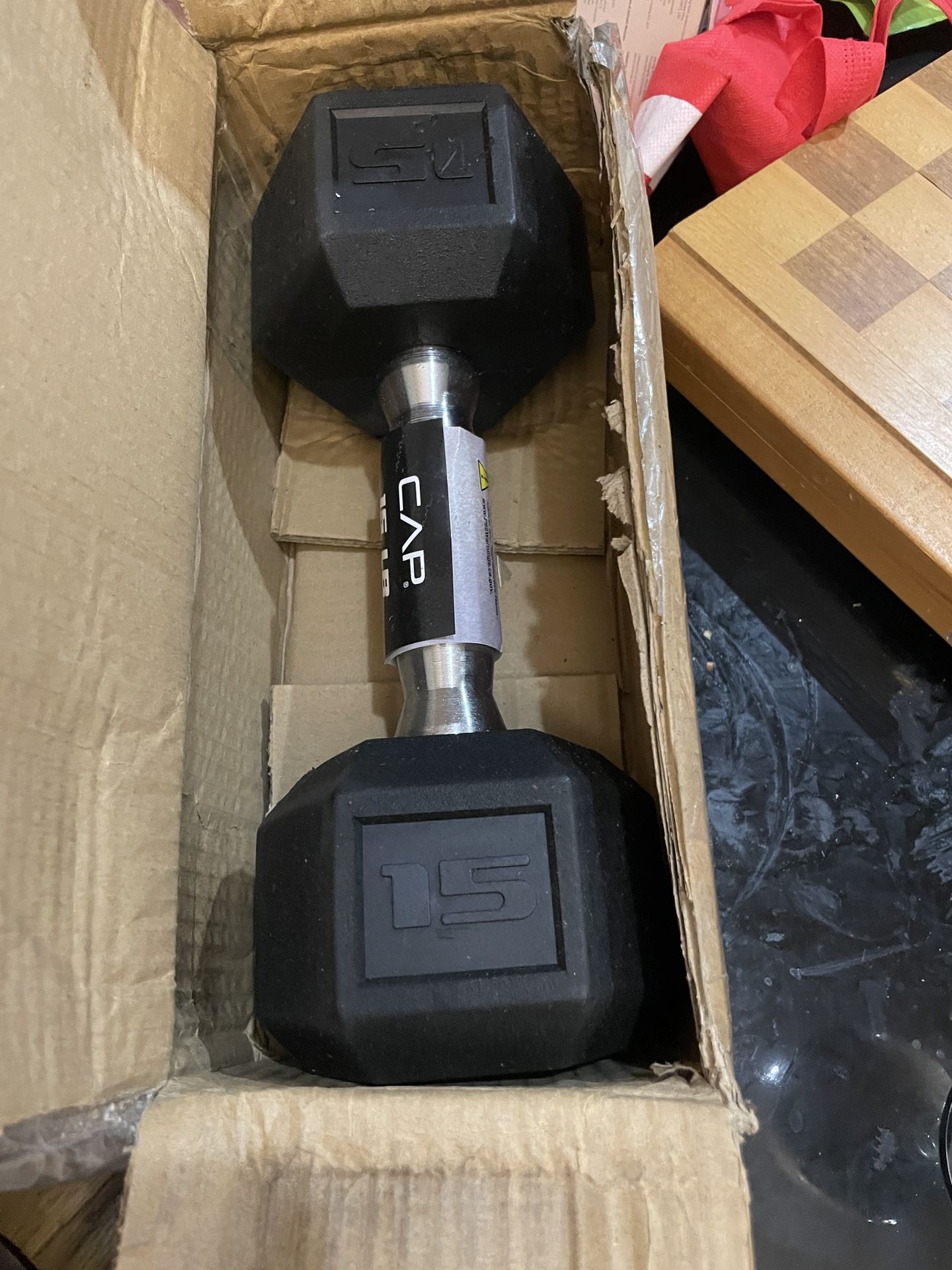 15LB CAP Brand New Dumbbell
