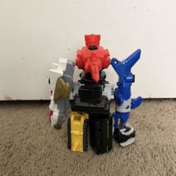 McDonald's 2013 Power Rangers Mega Force Gosei Megazord Happy Meal missing Wings